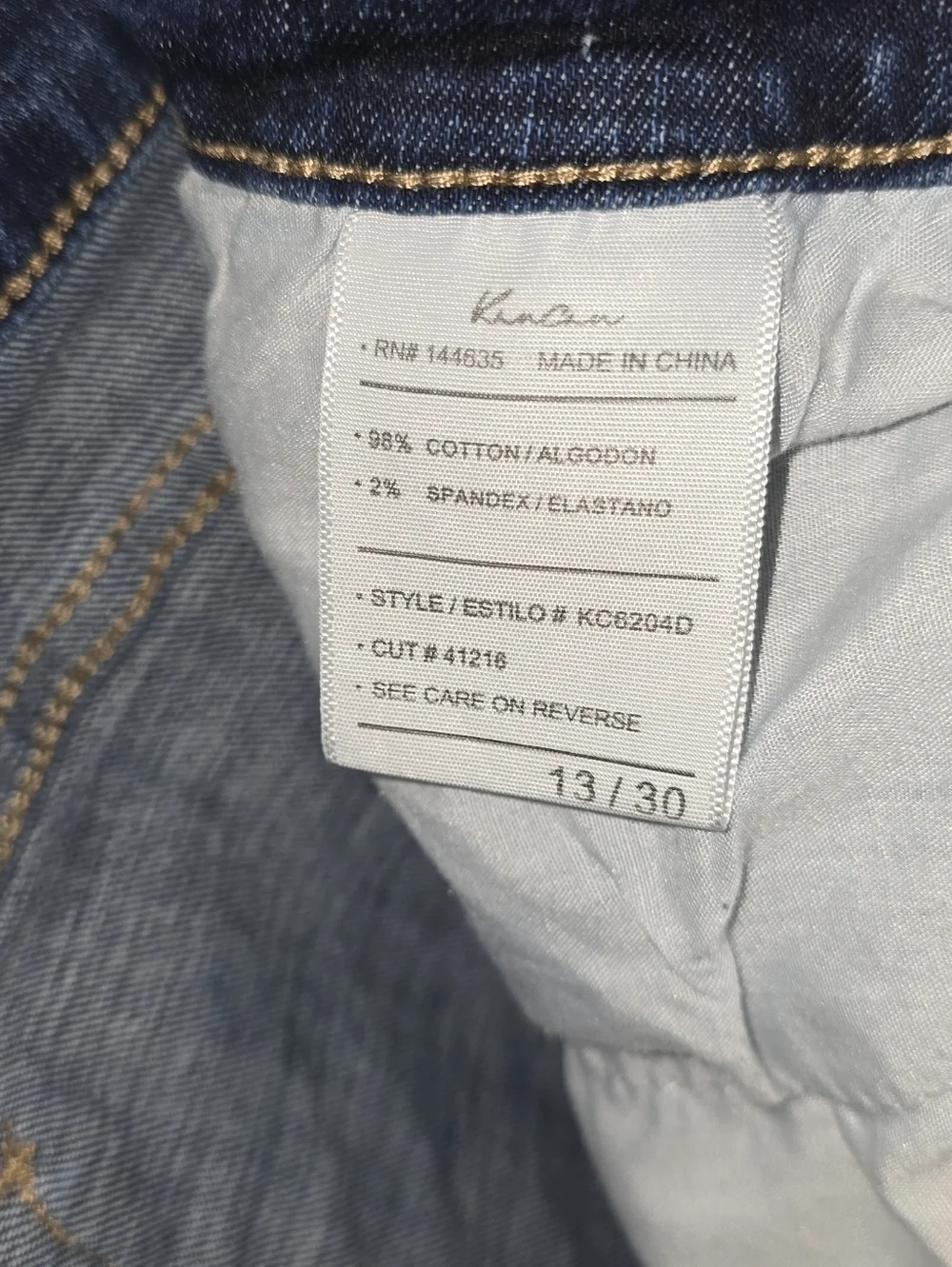 KanCan Dark Blue Distressed Ankle Jeans - Picture 4 of 7